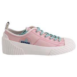 Sneakers basse Kenzo Volkano in tela rosa Altro