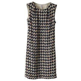 Robe fourreau en tweed sans manches Erdem en polyester multicolore Autre Imprimé python