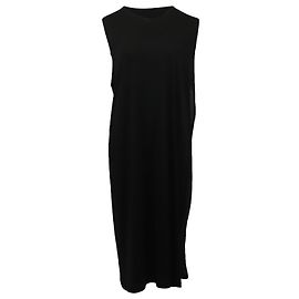 Acne Studios – Kaci – Legeres Midikleid aus schwarzem Tencel Schwarz