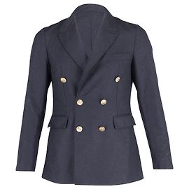 Giacca Burberry con petto foderato in cupro blu navy Blu Blu navy