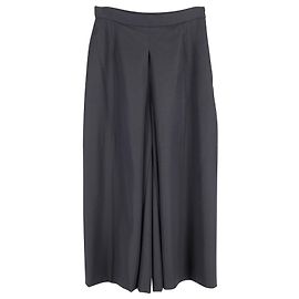 Alexander Mcqueen Hosenrock aus schwarzer Wolle Schwarz