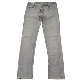 Maison Martin Margiela Vaqueros ajustados en denim de algodón gris Gris