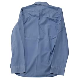 Maison Martin Margiela-Camisa de ajuste regular Maison Martin Margiela em algodão azul claro-Azul