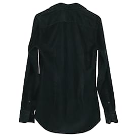 Prada-Camisa de botones de pana en algodón verde de Prada-Verde