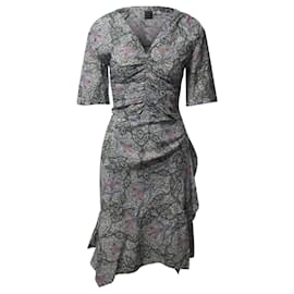 Isabel Marant-Isabel Marant Arodie Paisley Bedrucktes Kleid aus grauer Viskose-Grau