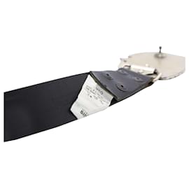 Autre Marque-MCQ Alexander McQueen Skull Autumn Winter 07/08 Belt in black leather-Black