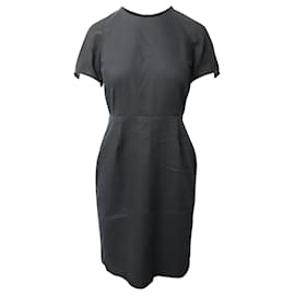Acne-Acne Studios Sheath Dress in Black Viscose-Black