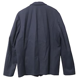 Autre Marque-a.P.C. Single Breasted Blazer in Navy Blue Cotton-Blue,Navy blue