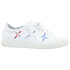 Axel Arigato Propre 90 Baskets Oiseaux en Cuir Blanc Blanc