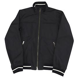 Theory Bomber Varsity Jacket en Polyester Noir Noir