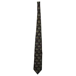 Ermenegildo Zegna-Ermenegildo Zegna Printed Necktie in Multicolor Silk-Other,Python print