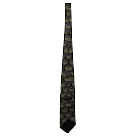 Ermenegildo Zegna-Ermenegildo Zegna bedruckte Krawatte aus mehrfarbiger Seide-Mehrfarben