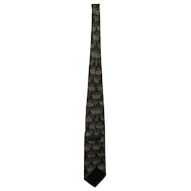 Ermenegildo Zegna-Ermenegildo Zegna Printed Necktie in Multicolor Silk-Other,Python print