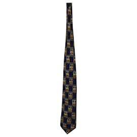Ermenegildo Zegna-Ermenegildo Zegna Printed Necktie in Multicolor Silk-Other,Python print