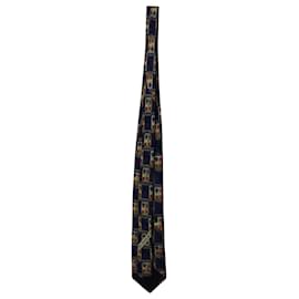 Ermenegildo Zegna-Ermenegildo Zegna bedruckte Krawatte aus mehrfarbiger Seide-Mehrfarben