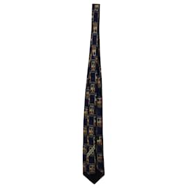 Ermenegildo Zegna-Ermenegildo Zegna Printed Necktie in Multicolor Silk-Other,Python print