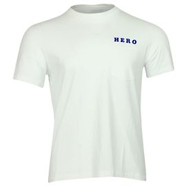 Camiseta con cuello redondo Sandro Hero de algodón blanco Blanco