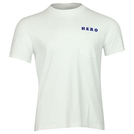 Sandro-Sandro Hero Crewneck T-shirt in White Cotton-White