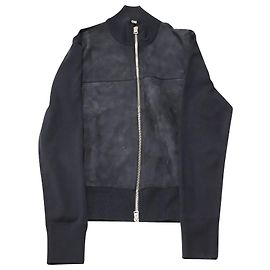 Tom Ford Slim-Fit Jacket in Navy Blue Suede Navy blue