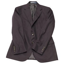 Polo Ralph Lauren Blazer em lã preta Doeskin Azul Azul marinho