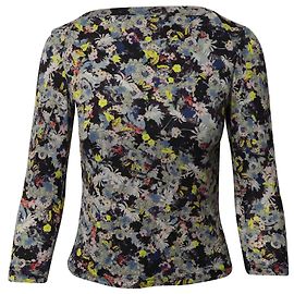 Top floral de manga comprida Erdem em malha jérsei multicolorida Outro