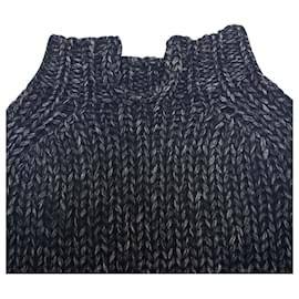 Alexander Wang-Alexander Wang Knit Cape in Black Wool-Black