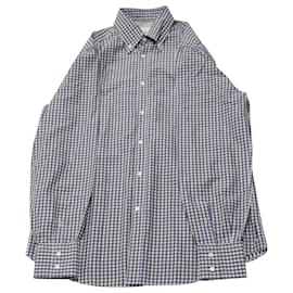 Brunello Cucinelli-Brunello Cucinelli Checked Buttondown Shirt in Multicolor Cotton-Other