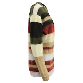 Acne-Acne Studios Kalbah Striped Knit Sweater in Multicolor Nylon-Other,Python print