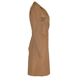 Theory-Theory Leather Coat in Camel Lambskin Leather-Other,Yellow