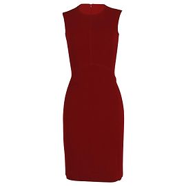 VESTIDO CAMBIO SIN MANGAS JOSEPH Roja Burdeos