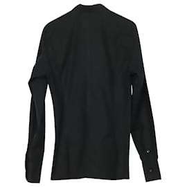 Bottega Veneta-Bottega Veneta Button-Down-Hemd aus schwarzer Baumwolle-Schwarz
