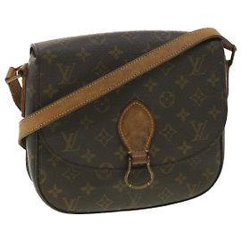 LOUIS VUITTON Monogram Saint Cloud GM bolsa de ombro M51242 LV Auth am3488 Monograma