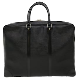 Louis Vuitton-LOUIS VUITTON Epi Porte Documents Voyage Business Bag Black M54472 Auth FM1949-Black
