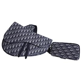 Dior-Maxi sac Dior Saddle homme-Bleu