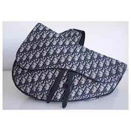 Dior-Men's Dior Saddle maxi bag-Blue