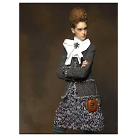 Chanel-NOVA Jaqueta de Tweed Paris/EDINBURG-Cinza
