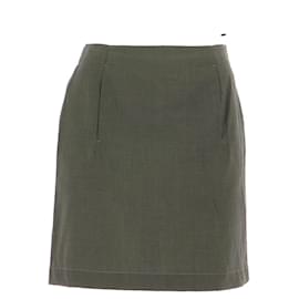 Louis Vuitton-Skirt suit-Dark green