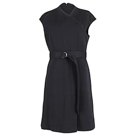 Burberry-Burberry Dulsie D-Ring Belt Dress in Black Cotton-Black