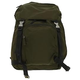 Prada-PRADA Backpack Nylon Khaki Auth fm1923-Khaki