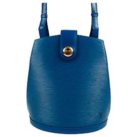 Louis Vuitton-Louis Vuitton Blue Epi Cluny-Blue