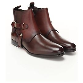 Santoni botines Castaño