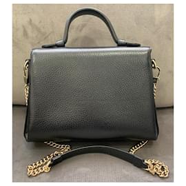 Gucci-Interlocking top handle bag-Black