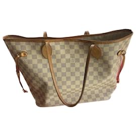 Louis Vuitton-Neverfull MM Damier Azur-Bleu