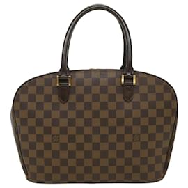 Louis Vuitton-Bolsa de mão horizontal LOUIS VUITTON Damier Ebene Sarria N51282 Autenticação de LV 34034-Outro
