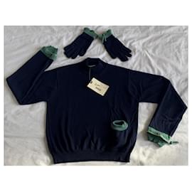 Jean Paul Gaultier-Knitwear-Green,Navy blue