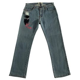 Fendi Jeans Preto Rosa Branco Azul