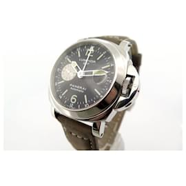 Panerai-NEW PANERAI PAM WATCH00088 OP6554 LUMINOR GMT 44 MM FULLSET NEW WATCH-Silvery