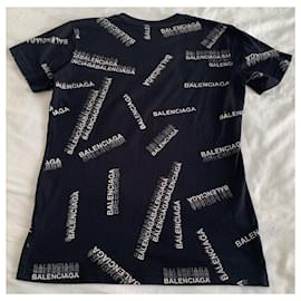 Balenciaga-tees-Preto,Branco,Cinza