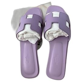 Hermès-ORAN SANDALS-Purple