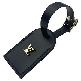Etiquette bagage Louis Vuitton noir Noir
